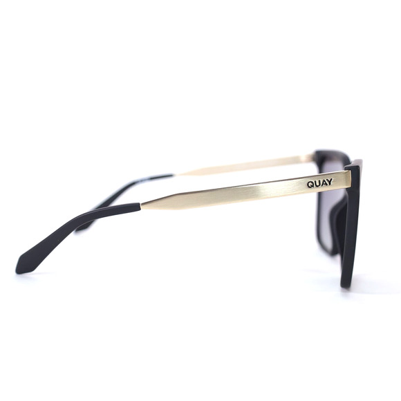 Quay Australia LEVEL UP REMIXED Sunglasses - Matte Black/Smoke Polarized - NWT - Picture 9 of 13